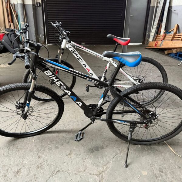 Brand new mountain bikes